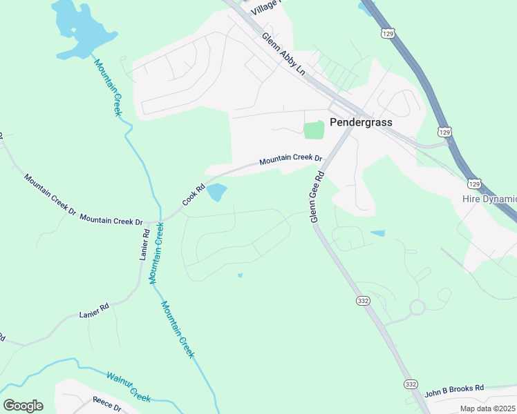 map of restaurants, bars, coffee shops, grocery stores, and more near 410 Mulberry Creek Court in Pendergrass