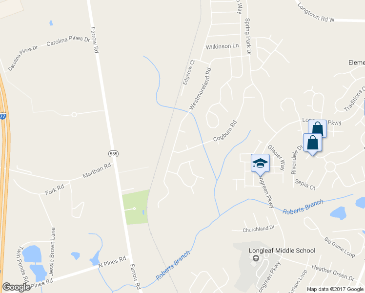 map of restaurants, bars, coffee shops, grocery stores, and more near 35 Bronston Court in Columbia