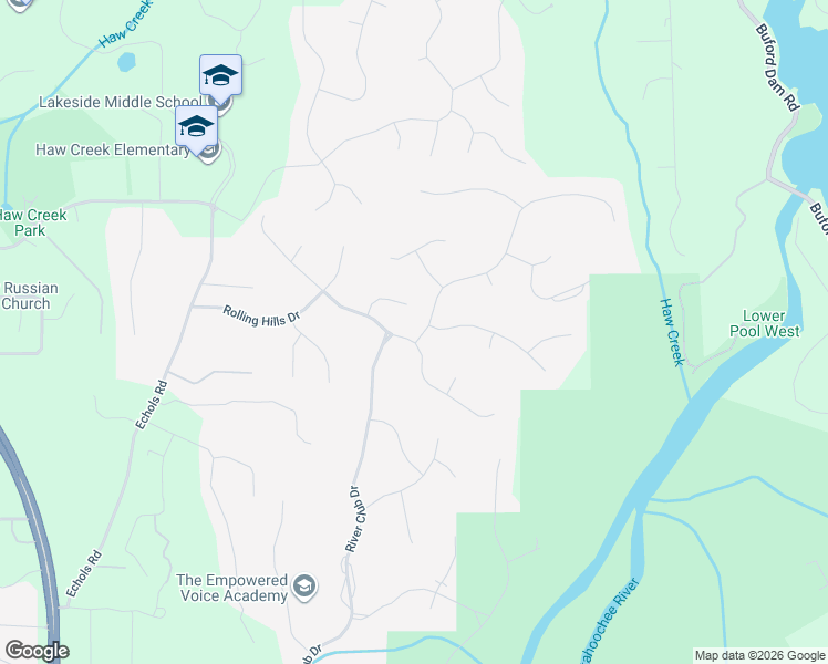 map of restaurants, bars, coffee shops, grocery stores, and more near 4315 Summerwood Dr in Cumming