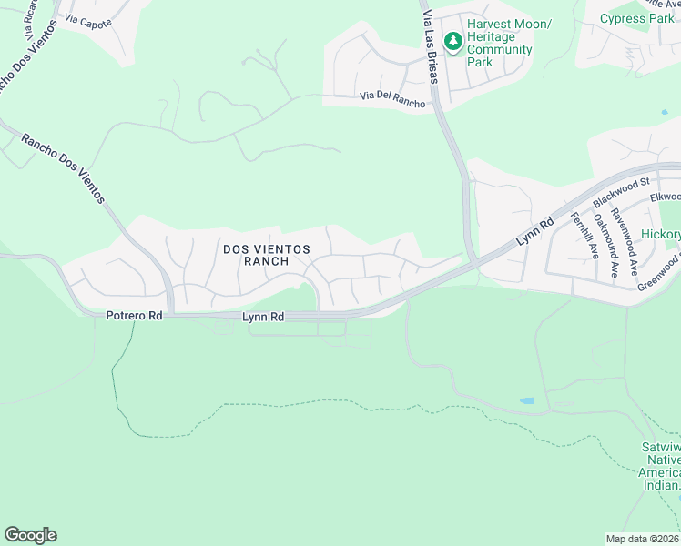 map of restaurants, bars, coffee shops, grocery stores, and more near 1058 Via San Jose in Thousand Oaks