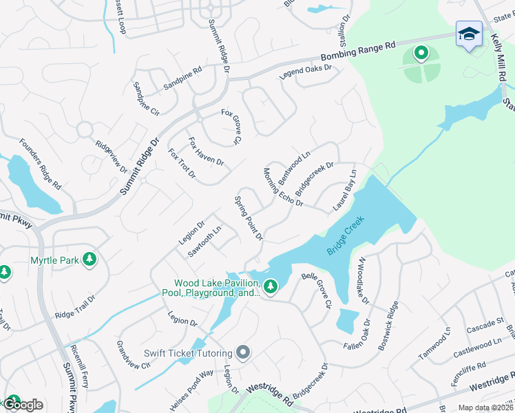 map of restaurants, bars, coffee shops, grocery stores, and more near 108 Bentwood Lane in Columbia