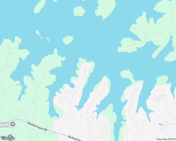 map of restaurants, bars, coffee shops, grocery stores, and more near 6395 Lakeview Drive in Buford