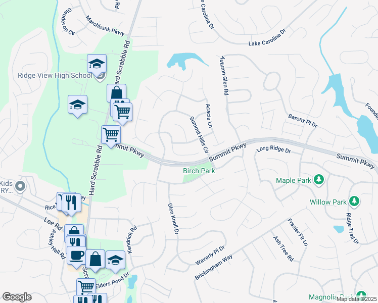 map of restaurants, bars, coffee shops, grocery stores, and more near 288 Oleander Mill Drive in Columbia