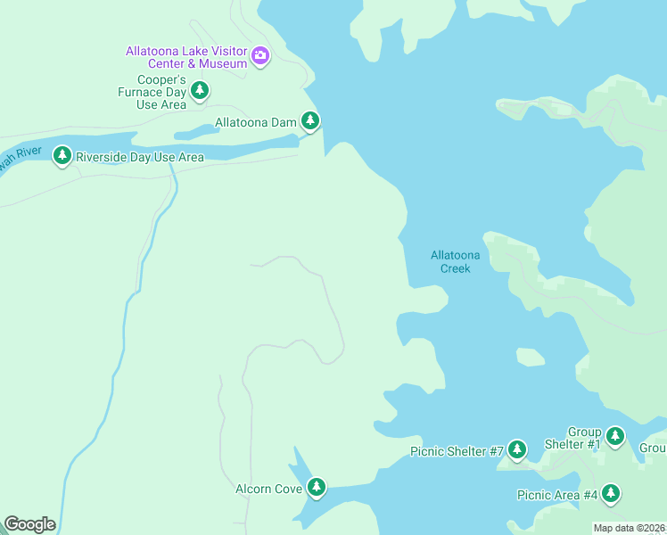 map of restaurants, bars, coffee shops, grocery stores, and more near 90 Somerset Lane in Cartersville