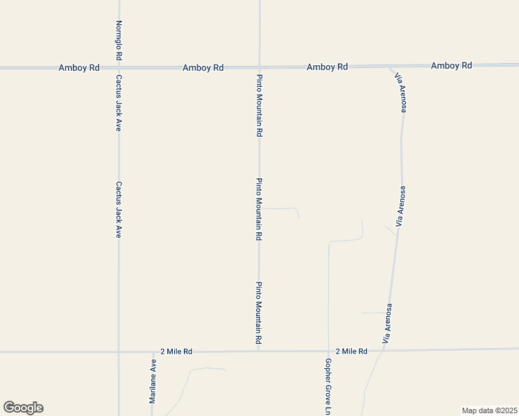 map of restaurants, bars, coffee shops, grocery stores, and more near Pinto Mountain Road in San Bernardino County