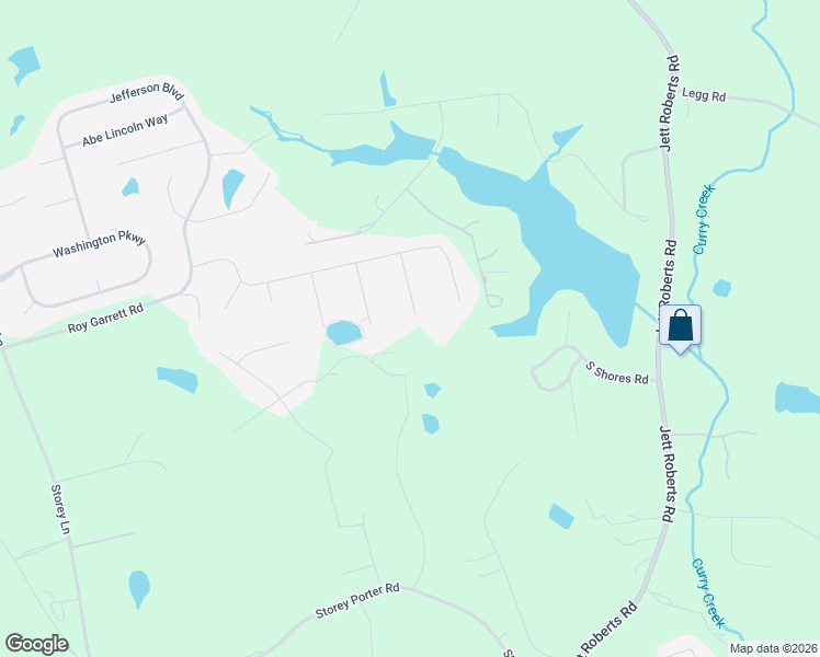 map of restaurants, bars, coffee shops, grocery stores, and more near 146 Bedford Falls Court in Jefferson