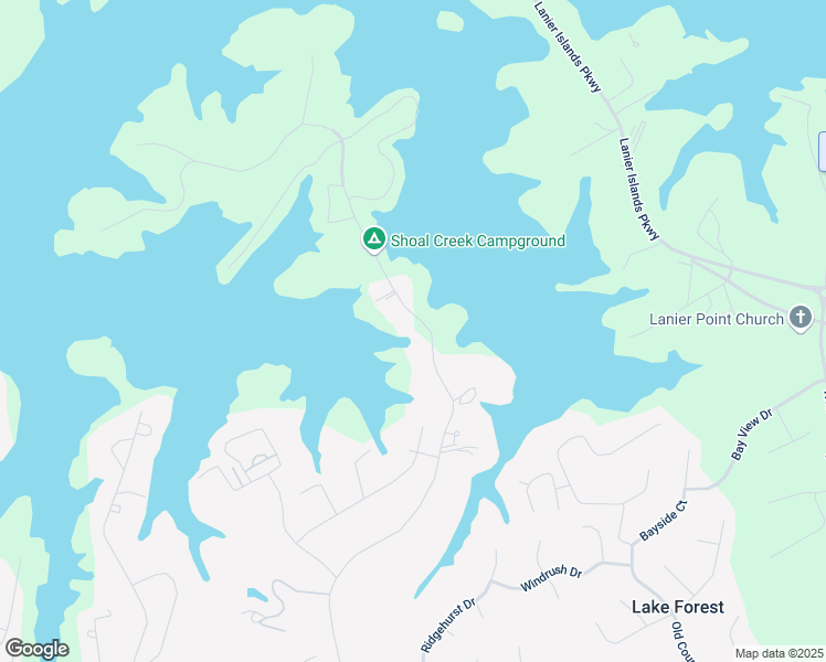 map of restaurants, bars, coffee shops, grocery stores, and more near 6140 Shadburn Ferry Road in Buford