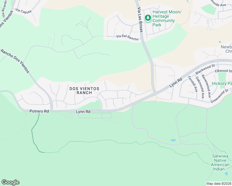 map of restaurants, bars, coffee shops, grocery stores, and more near 4737 Via Canada in Thousand Oaks