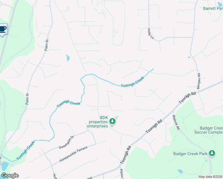 map of restaurants, bars, coffee shops, grocery stores, and more near 303 Magnolia Springs Trce in Canton