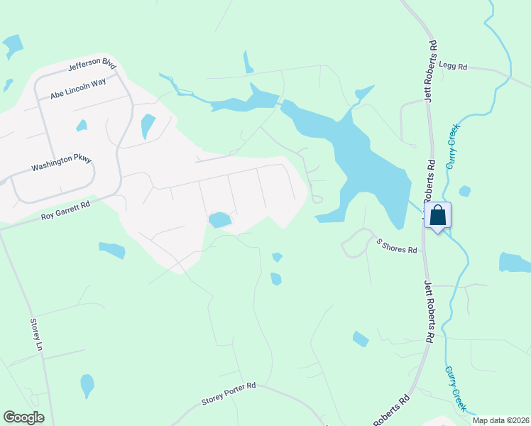 map of restaurants, bars, coffee shops, grocery stores, and more near 146 Bedford Falls Court in Jefferson