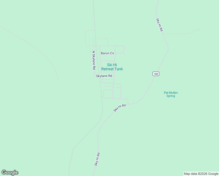 map of restaurants, bars, coffee shops, grocery stores, and more near 107 North Cherokee Drive in Navajo County