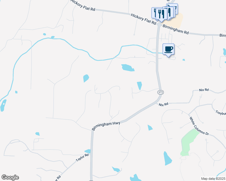 map of restaurants, bars, coffee shops, grocery stores, and more near 5080 Forest Circle in Milton