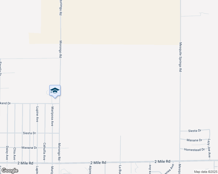 map of restaurants, bars, coffee shops, grocery stores, and more near Morongo Road in Twentynine Palms