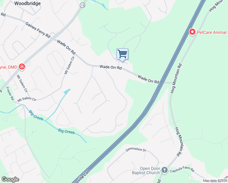 map of restaurants, bars, coffee shops, grocery stores, and more near 6148 Saddlehorse Drive in Flowery Branch