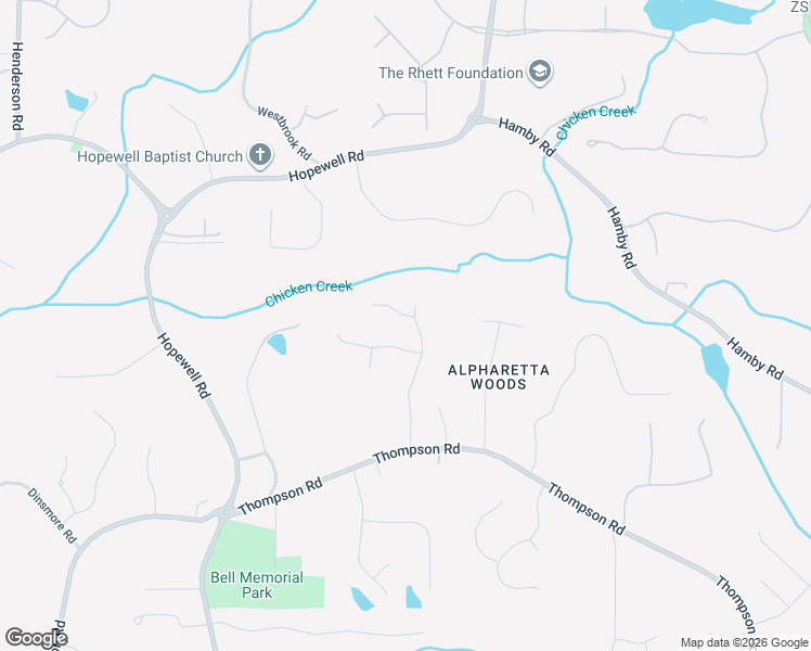 map of restaurants, bars, coffee shops, grocery stores, and more near 210 Orchard Bend Trail in Alpharetta