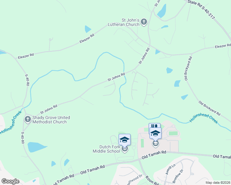 map of restaurants, bars, coffee shops, grocery stores, and more near 3 Tip Top Court in Irmo