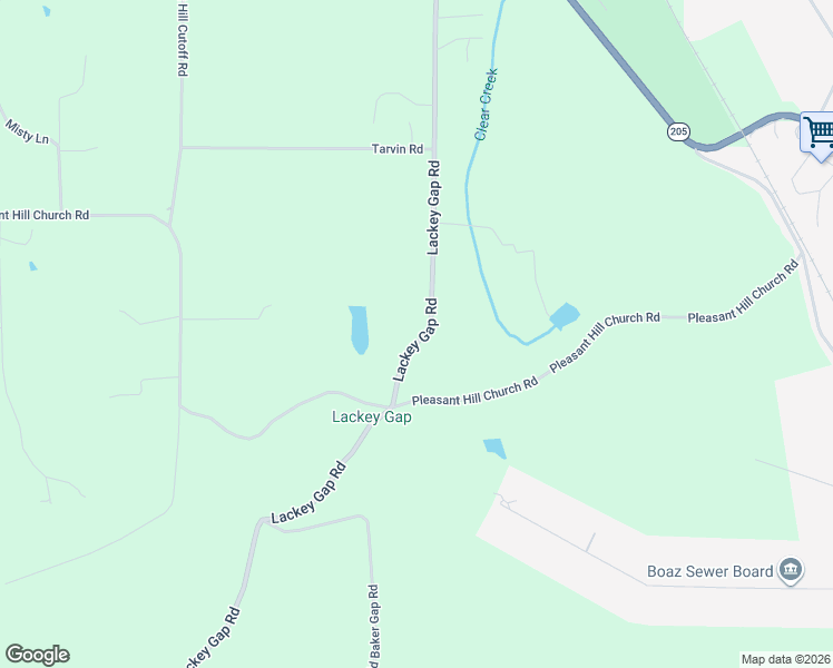 map of restaurants, bars, coffee shops, grocery stores, and more near 1000 Lackey Gap Road in Boaz