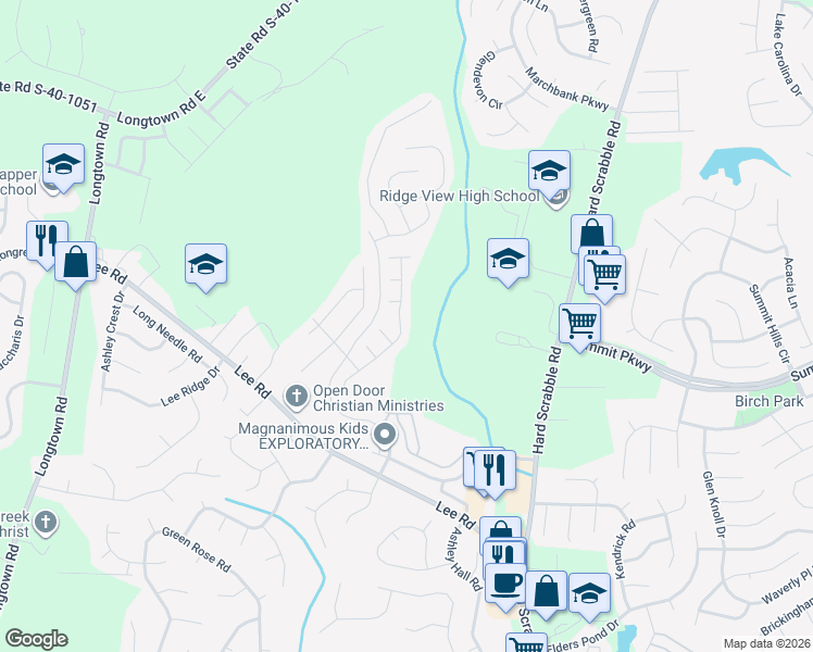 map of restaurants, bars, coffee shops, grocery stores, and more near 296 Wild Olive Drive in Columbia
