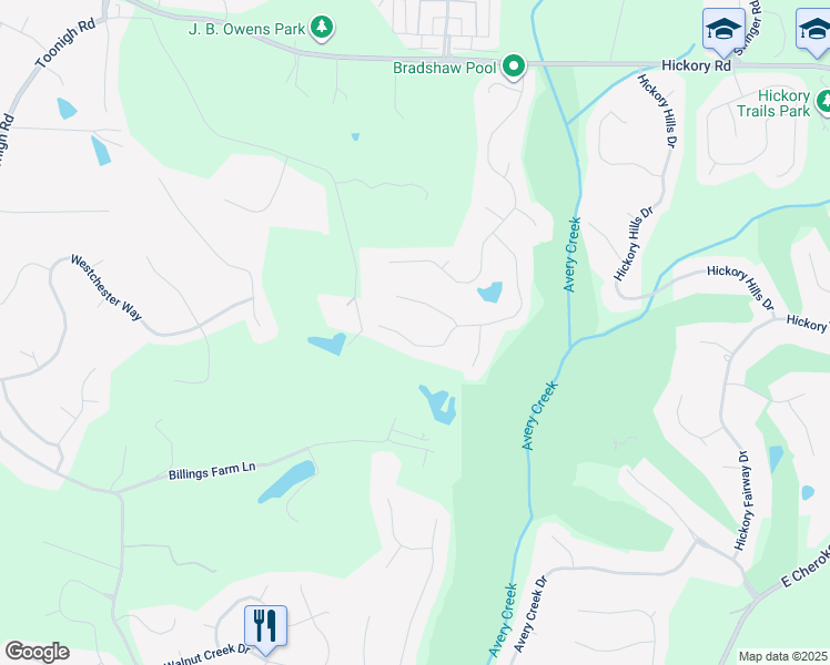 map of restaurants, bars, coffee shops, grocery stores, and more near 550 Augusta Drive in Canton