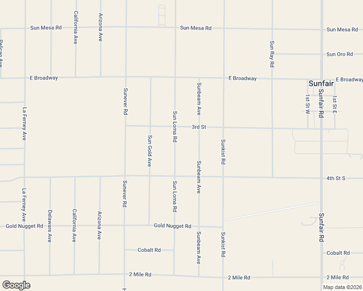 map of restaurants, bars, coffee shops, grocery stores, and more near 5173 Sun Loma Road in Joshua Tree