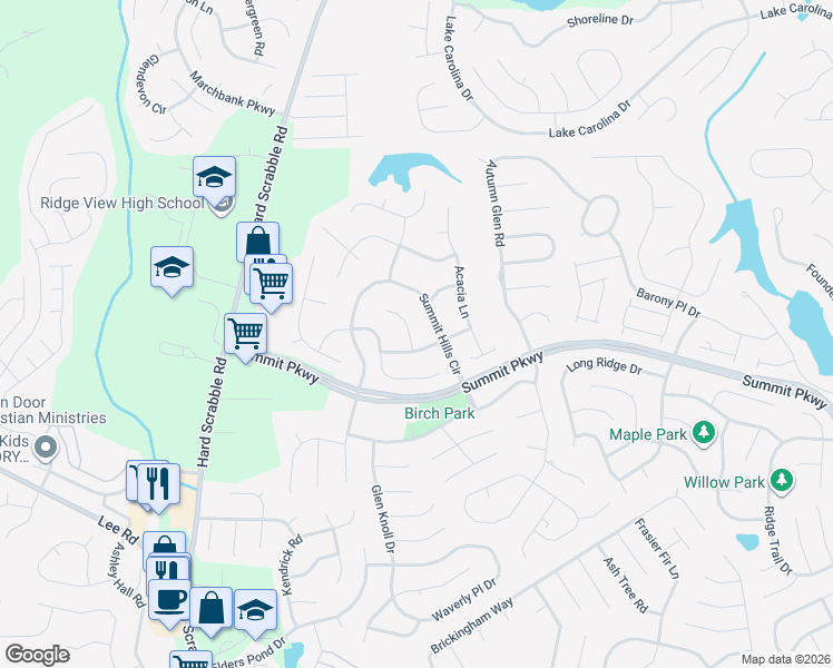 map of restaurants, bars, coffee shops, grocery stores, and more near 716 Viola Court in Columbia