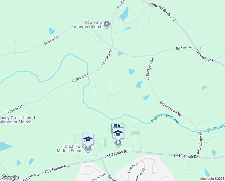 map of restaurants, bars, coffee shops, grocery stores, and more near 111 Johns Hill Lane in Irmo