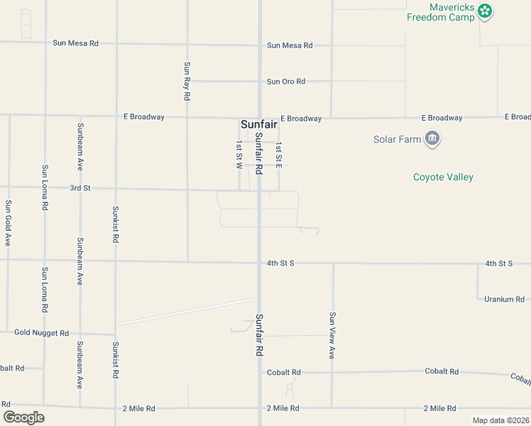 map of restaurants, bars, coffee shops, grocery stores, and more near 64923 Tonto Drive in Joshua Tree