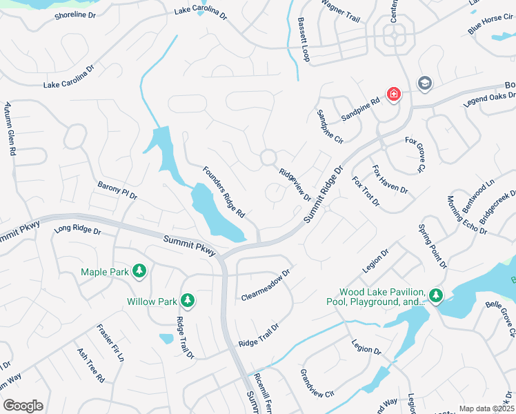map of restaurants, bars, coffee shops, grocery stores, and more near 6 Founders Ridge Court in Columbia