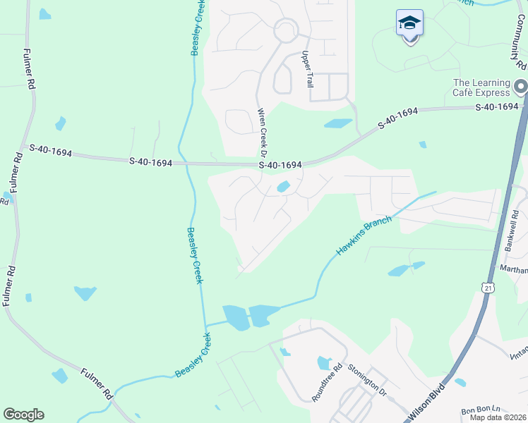 map of restaurants, bars, coffee shops, grocery stores, and more near 47 Glen Ord Court in Blythewood