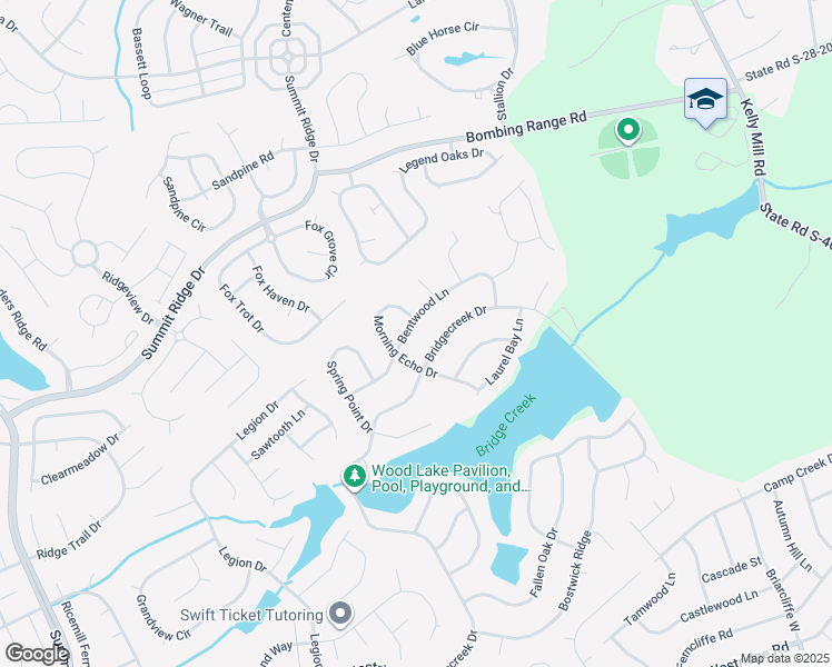 map of restaurants, bars, coffee shops, grocery stores, and more near 208 Bentwood Lane in Columbia