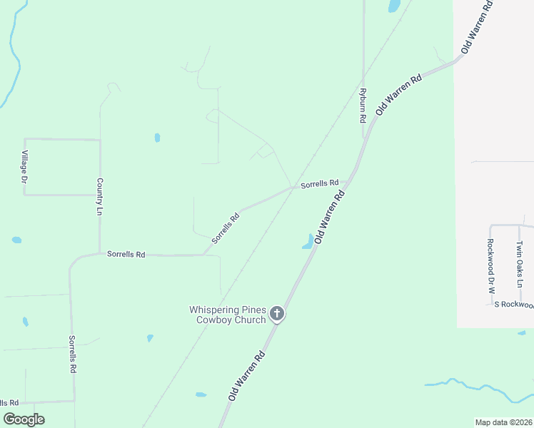 map of restaurants, bars, coffee shops, grocery stores, and more near 5800 Sorrells Road in Pine Bluff