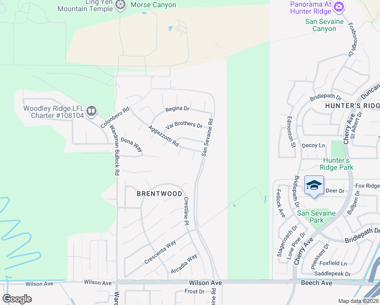 map of restaurants, bars, coffee shops, grocery stores, and more near 5190 Gallo Court in Rancho Cucamonga