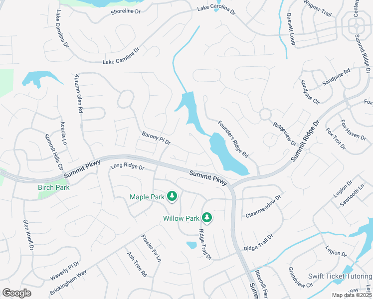 map of restaurants, bars, coffee shops, grocery stores, and more near 302 Barony Place Drive in Columbia