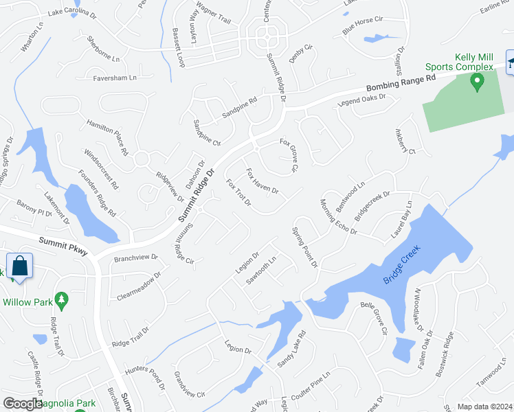 map of restaurants, bars, coffee shops, grocery stores, and more near 419 Fox Trot Drive in Columbia