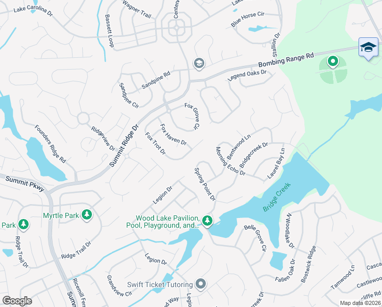 map of restaurants, bars, coffee shops, grocery stores, and more near 466 Fox Trot Drive in Columbia