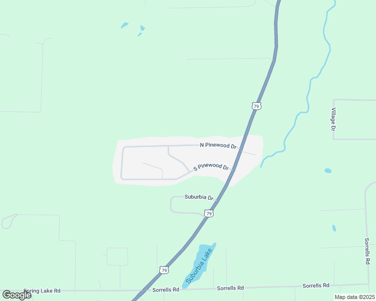 map of restaurants, bars, coffee shops, grocery stores, and more near 7600 North Pinewood Drive in Pine Bluff