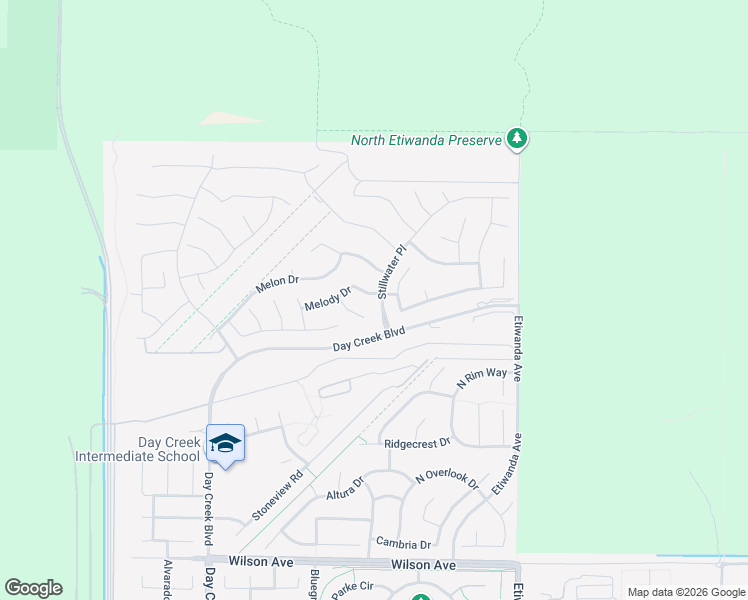 map of restaurants, bars, coffee shops, grocery stores, and more near 12619 Dupont Drive in Rancho Cucamonga