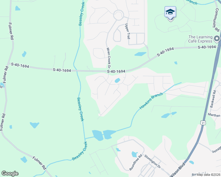 map of restaurants, bars, coffee shops, grocery stores, and more near 47 Glen Ord Court in Blythewood