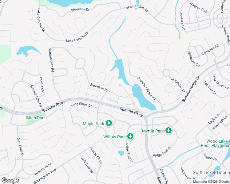 map of restaurants, bars, coffee shops, grocery stores, and more near 302 Barony Place Drive in Columbia