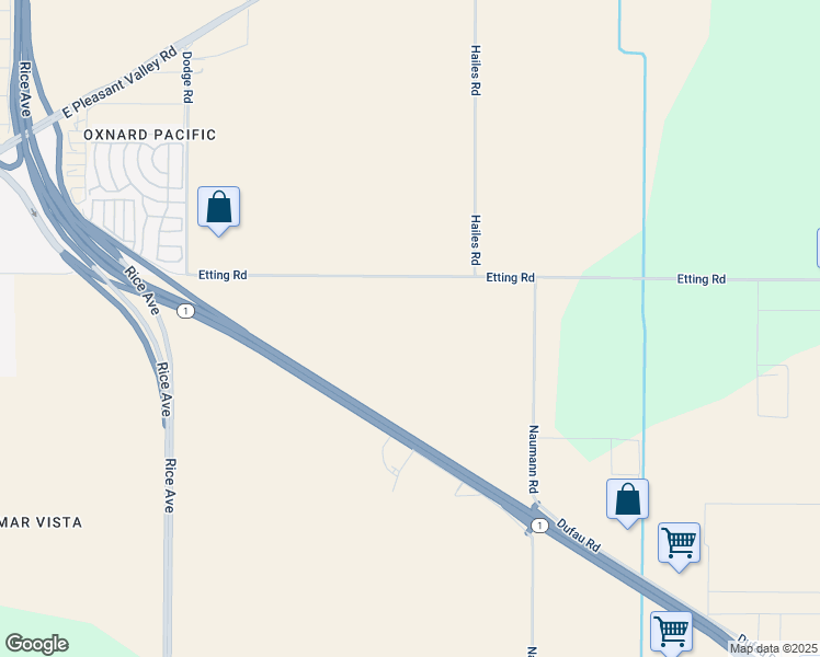 map of restaurants, bars, coffee shops, grocery stores, and more near in Oxnard