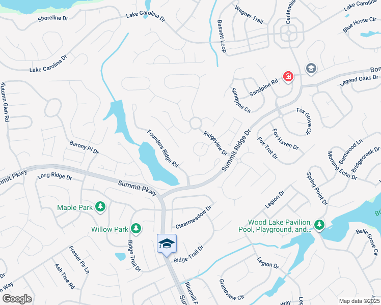 map of restaurants, bars, coffee shops, grocery stores, and more near 6 Founders Ridge Court in Columbia