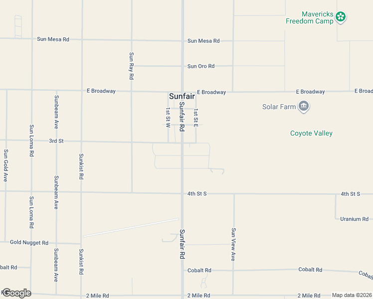 map of restaurants, bars, coffee shops, grocery stores, and more near 64923 Tonto Drive in Joshua Tree
