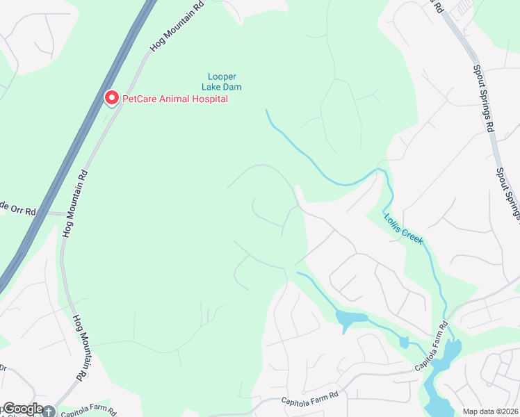 map of restaurants, bars, coffee shops, grocery stores, and more near 6939 Running Deer in Flowery Branch