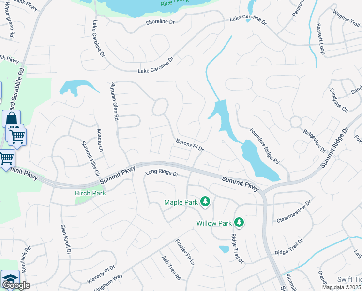 map of restaurants, bars, coffee shops, grocery stores, and more near 449 Indigo Ridge Drive in Columbia