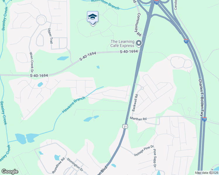 map of restaurants, bars, coffee shops, grocery stores, and more near 242 Hawkins Creek Road in Blythewood