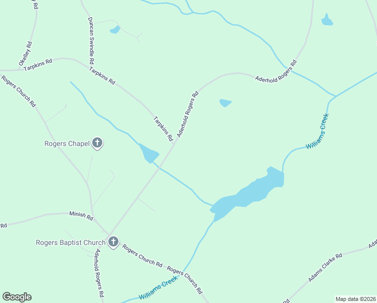 map of restaurants, bars, coffee shops, grocery stores, and more near 1364 Aderhold Rogers Road in Commerce