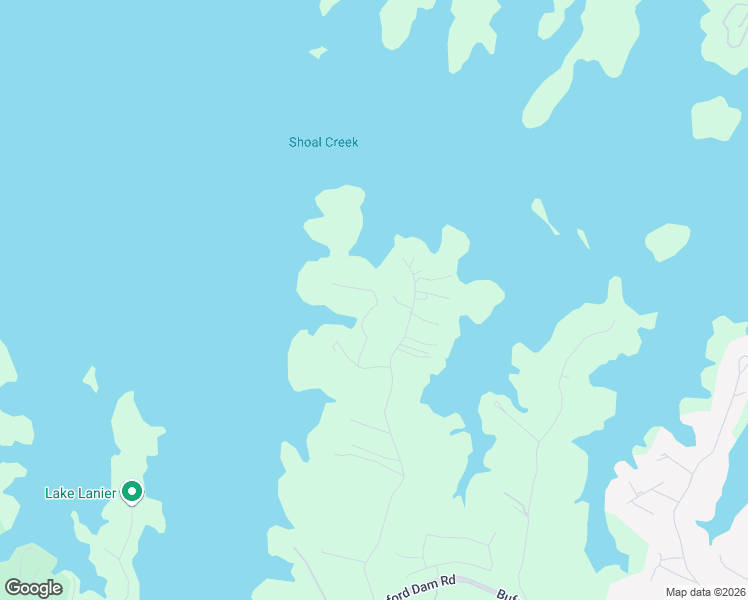 map of restaurants, bars, coffee shops, grocery stores, and more near 1680 Green Road in Buford