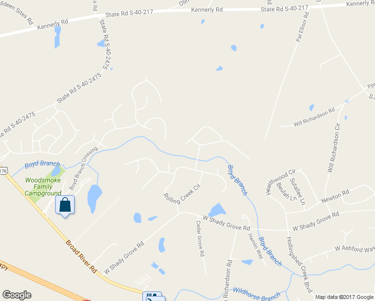 map of restaurants, bars, coffee shops, grocery stores, and more near 127 Cedar Crest Lane in Irmo