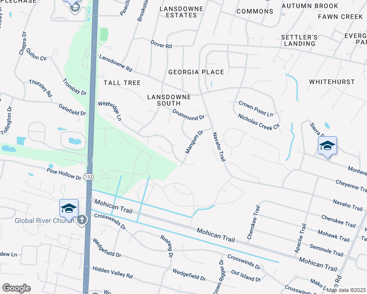 map of restaurants, bars, coffee shops, grocery stores, and more near 4202 Gerbe Court in Wilmington