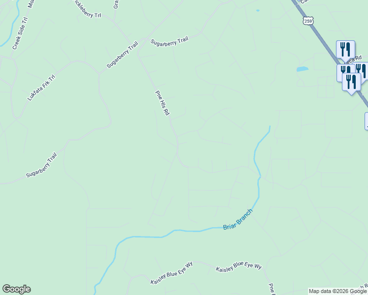 map of restaurants, bars, coffee shops, grocery stores, and more near 50400 in Broken Bow